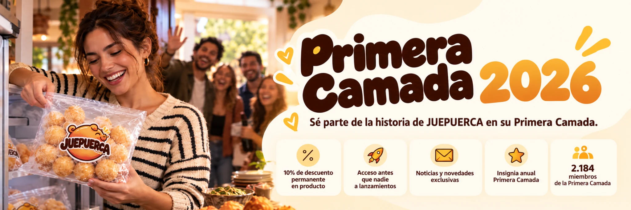 Primera Camada 2026. Sé parte de la historia de JUEPUERCA en su Primera Camada.