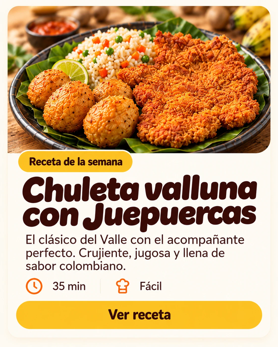 Chuleta valluna con adobo de tres días — receta JUEPUERCA